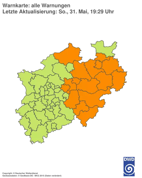 Aktuelle Wetterwarnungen für %region%
