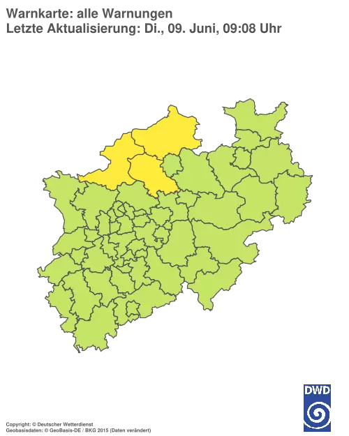 Aktuelle Wetterwarnungen für %region%