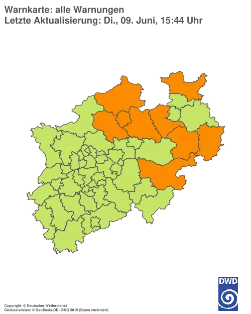 Aktuelle Wetterwarnungen für %region%