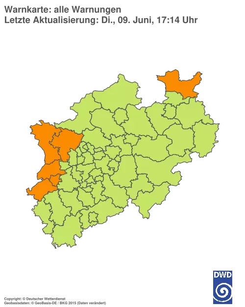 Aktuelle Wetterwarnungen für %region%