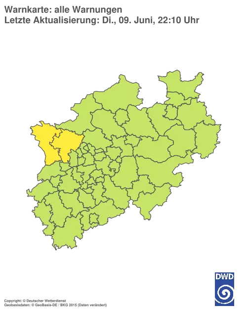Aktuelle Wetterwarnungen für %region%