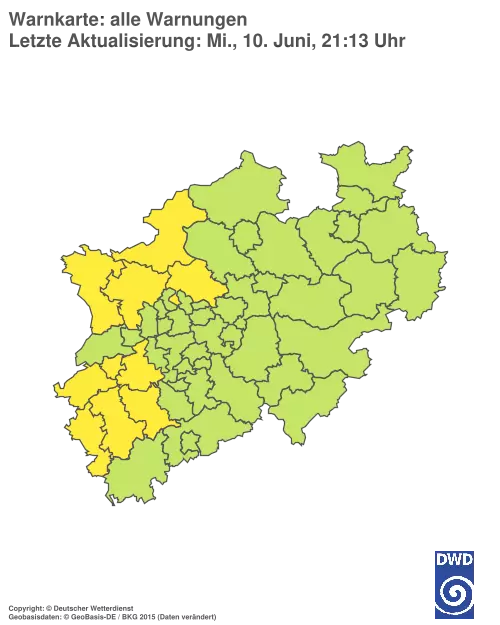 Aktuelle Wetterwarnungen für %region%