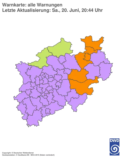 Aktuelle Wetterwarnungen für %region%