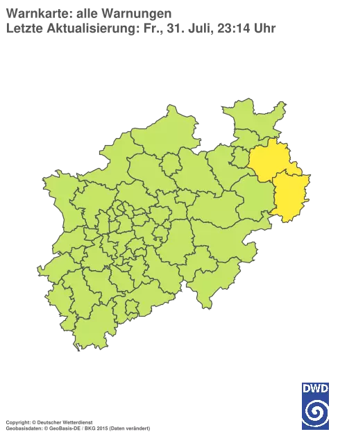 Aktuelle Wetterwarnungen für %region%