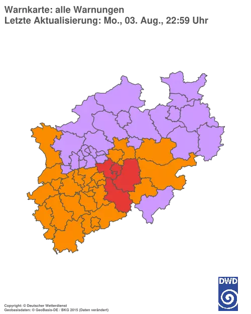 Aktuelle Wetterwarnungen für %region%